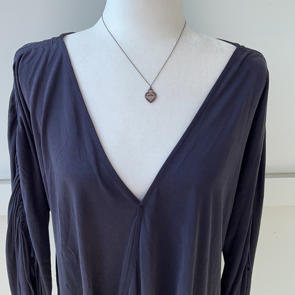 Free People Salt and Pepper Blouse - Picture 3 of 6